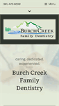 Mobile Screenshot of burchcreekfamilydentistry.com